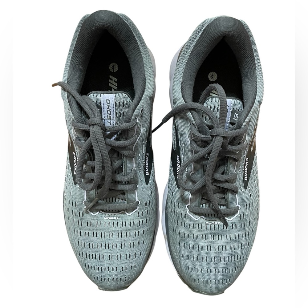 Brooks Ghost 13 Charcoal Athletic Sneakers